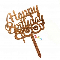 Happy Birthday Amma Wooden Cake Topper